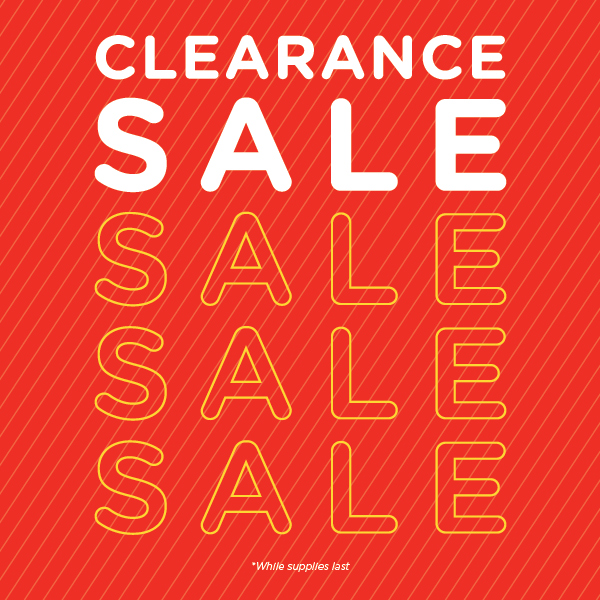 Clearance Blowout Event: One Day Only